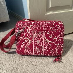 Vera Bradley Link Hard Shell Kindle iPad Tablet CASE With Strap like new