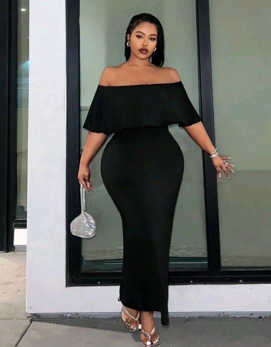 cute plus size dress 🖤