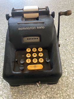 Antique Remington Rand Adding Machine