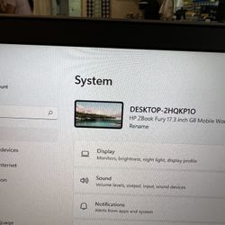 Hp Zbook Fury 17.3   G8  Intel Core I7 New