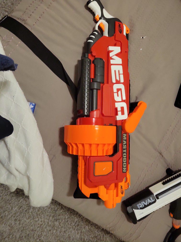 Mega Mastodon Nerf Gun. Nerf minigun.
