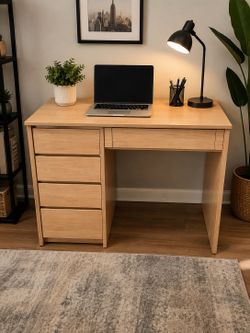 ✨ Beautiful Natural Wood Desk for Sale! ✨