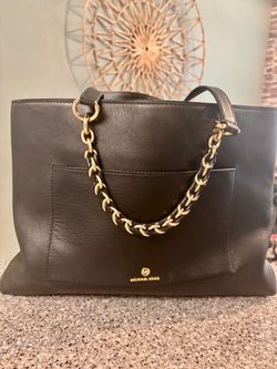 Michael Kors Black Leather Tote/shoulder bag