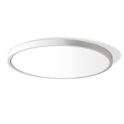 12 Inch LED Flush Mount Ceiling Light Fixture, 5000K Daylight White, 3200LM, 24W, Flat Modern Round Lighting Fixture, 240W Equivalent White Ceiling La