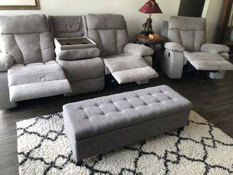 Sofas set, Ottoman and Dining set