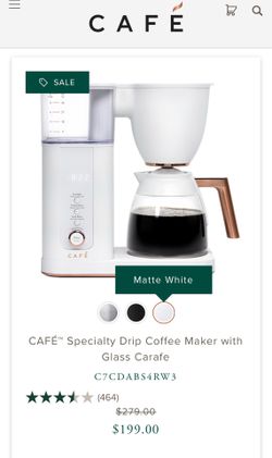 CAFÉ Specialty Drip Coffee Maker with Glass Carafe