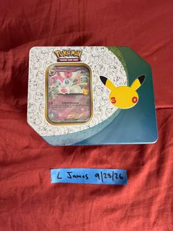 Pokémon TCG Sylveon EX Tin – 30th Anniversary