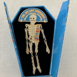Disney Day of Dead  Skeleton Dia Los Muertos Coffin NIB Pin Set LE 100