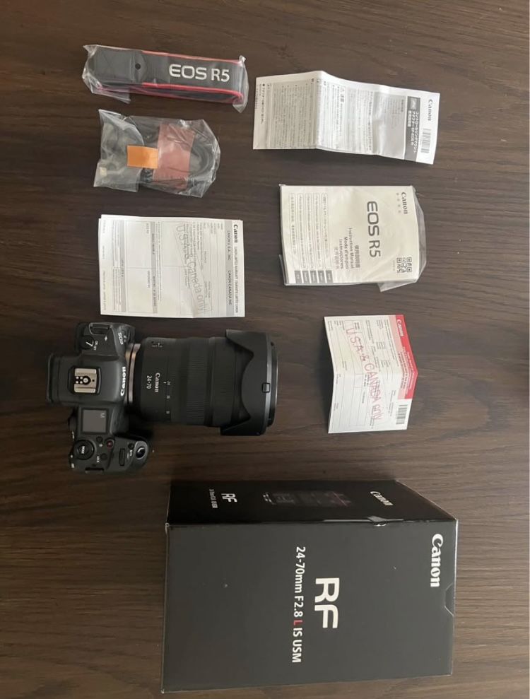 Canon R5 With Accessories