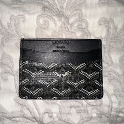 Black Goyard Cardholder Wallet