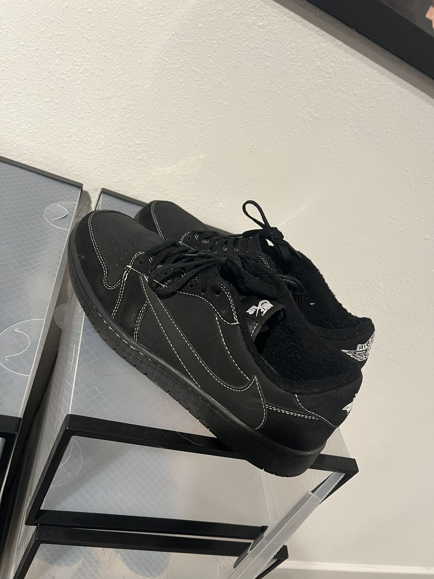 Size 13 - Air Jordan 1 Low Travis Scott - Black Phantom