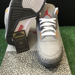 Cool Grey 3 Jordan’s. Size 7.5 And 13