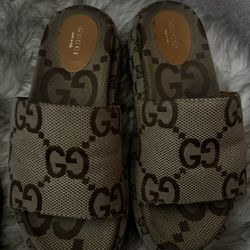 Gucci platform slides "Angelina"