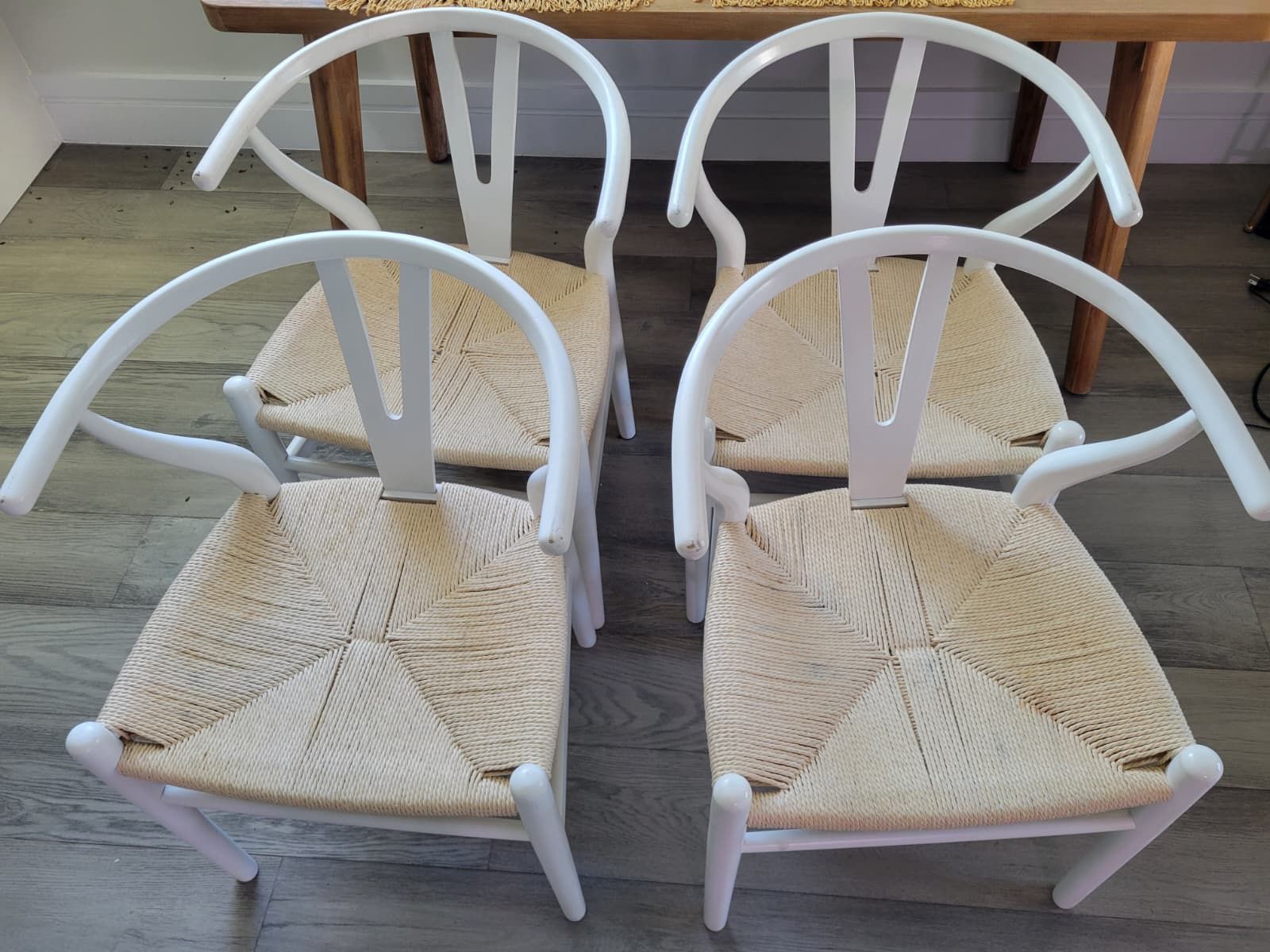 Set Of Wishbone Chairs