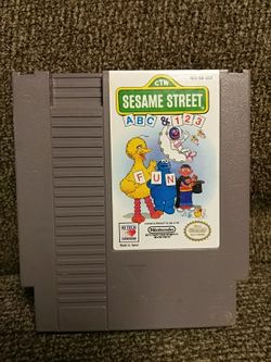 Sesame Street game for original Nintendo