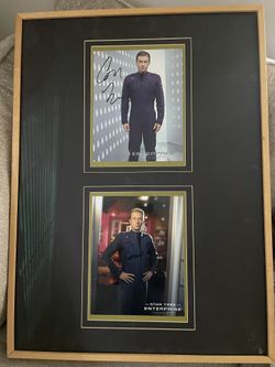 Star Trek Connor Trinneer Autograph Set