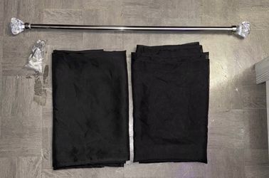 Curtain Rod & Curtain Bundle