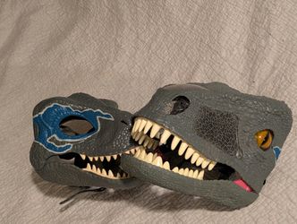 Jurassic World Blue Velociraptor Dinosaur Mask