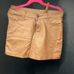 Brown Mini Skirt