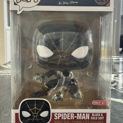 Funko Pop! Spider-Man (Black & Gold Suit) – Marvel No Way Home #921 – Target Exclusive