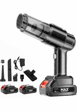 Handheld Car Vacuum Cleaner,4 in 1 Portable Vacuum Cleaner Cordless,18000PA High Power Suction & Blower Fast Charging Vacuum Cleaning for Car,Home,Off