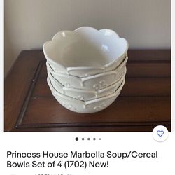 Princess House Marbella Bowls❤️