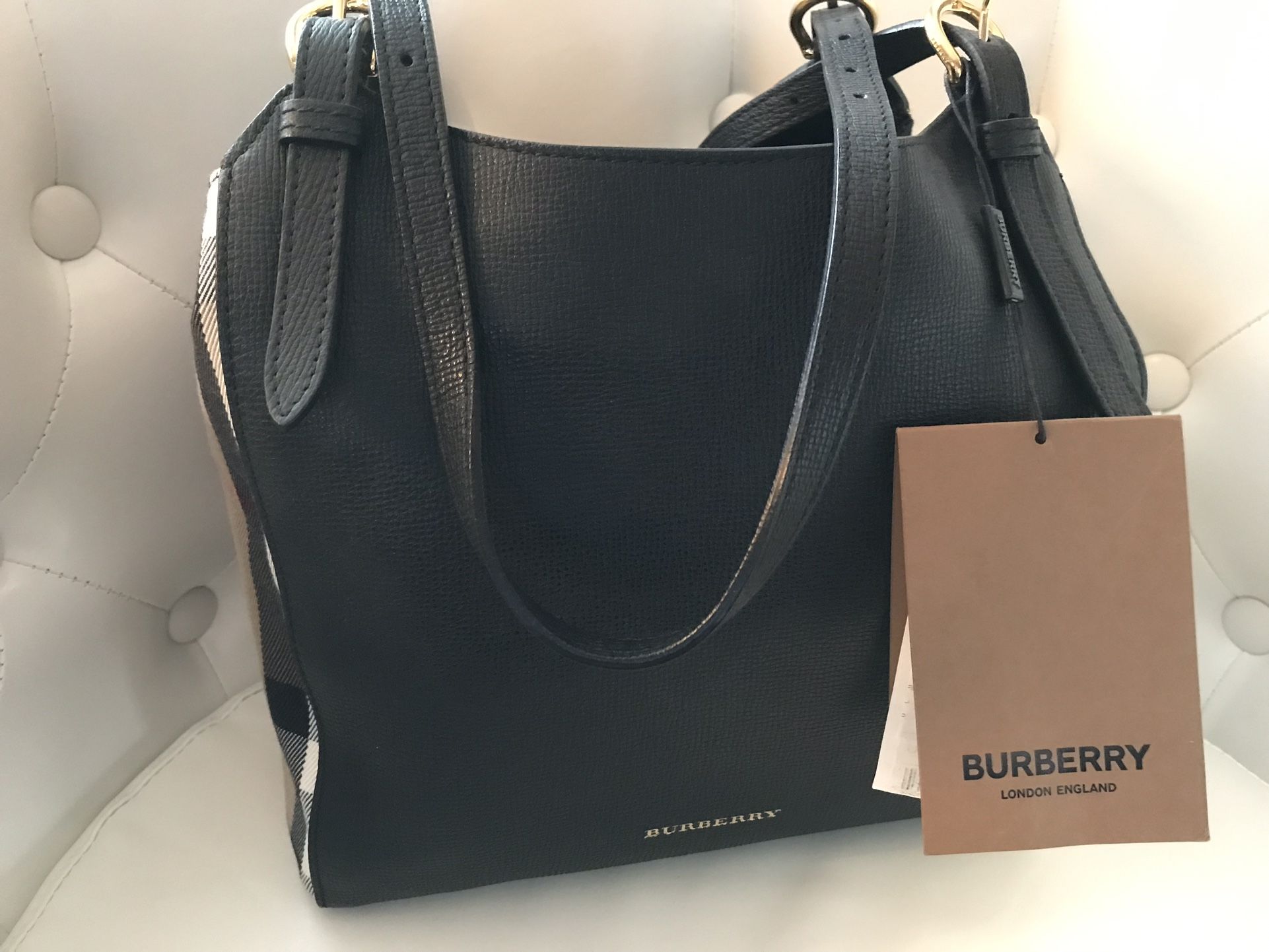 Burberry Canterbury Shoulder Tote Bag