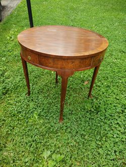 Mcm Half Side Table Mid Century 