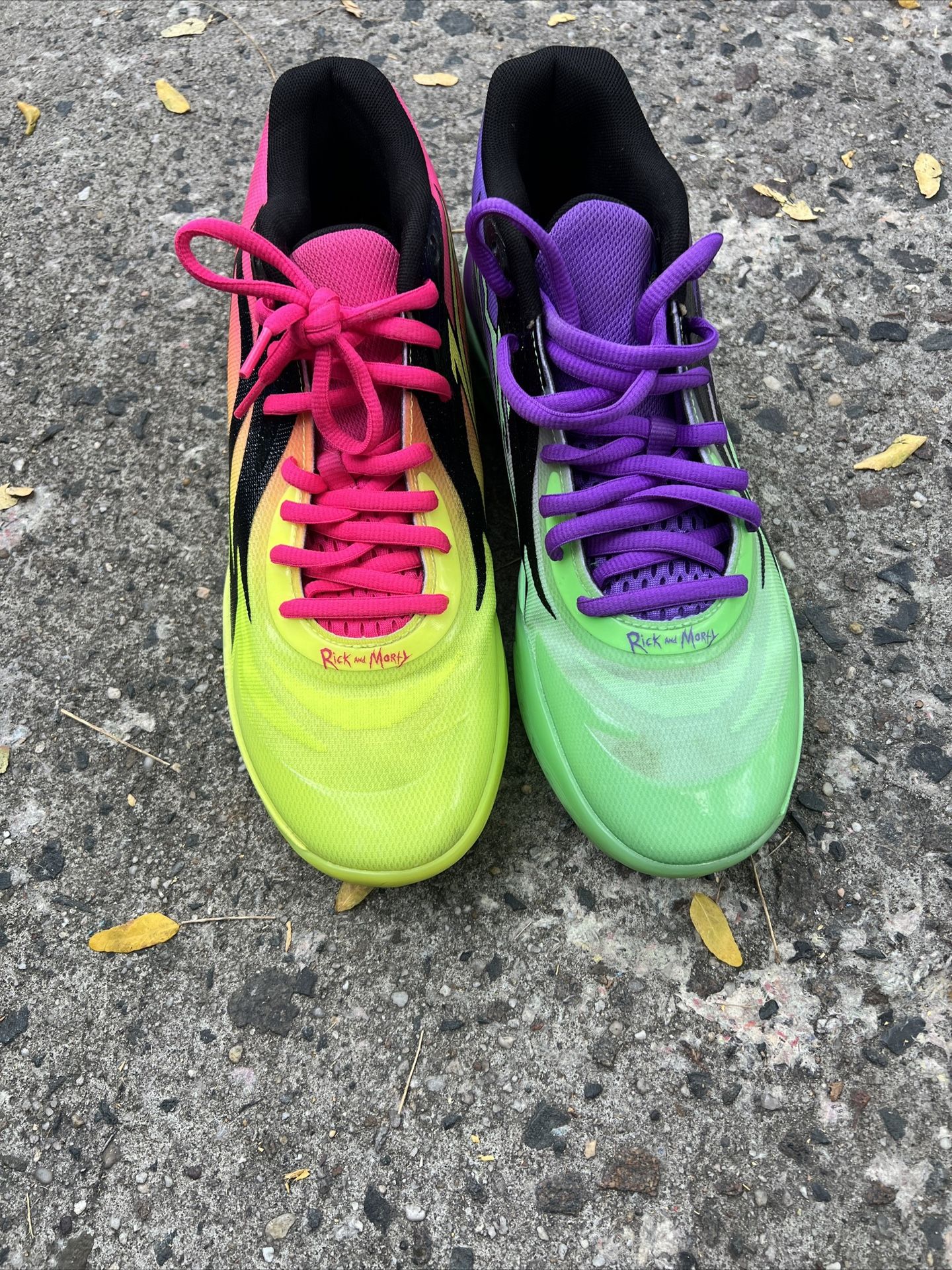 TENIS Puma lamelo rick and morty 2