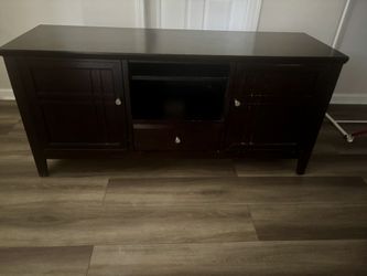 Casana Furniture Beckett TV Stand in Dark Birch Dimensions 29”H x 62”W x 18”D