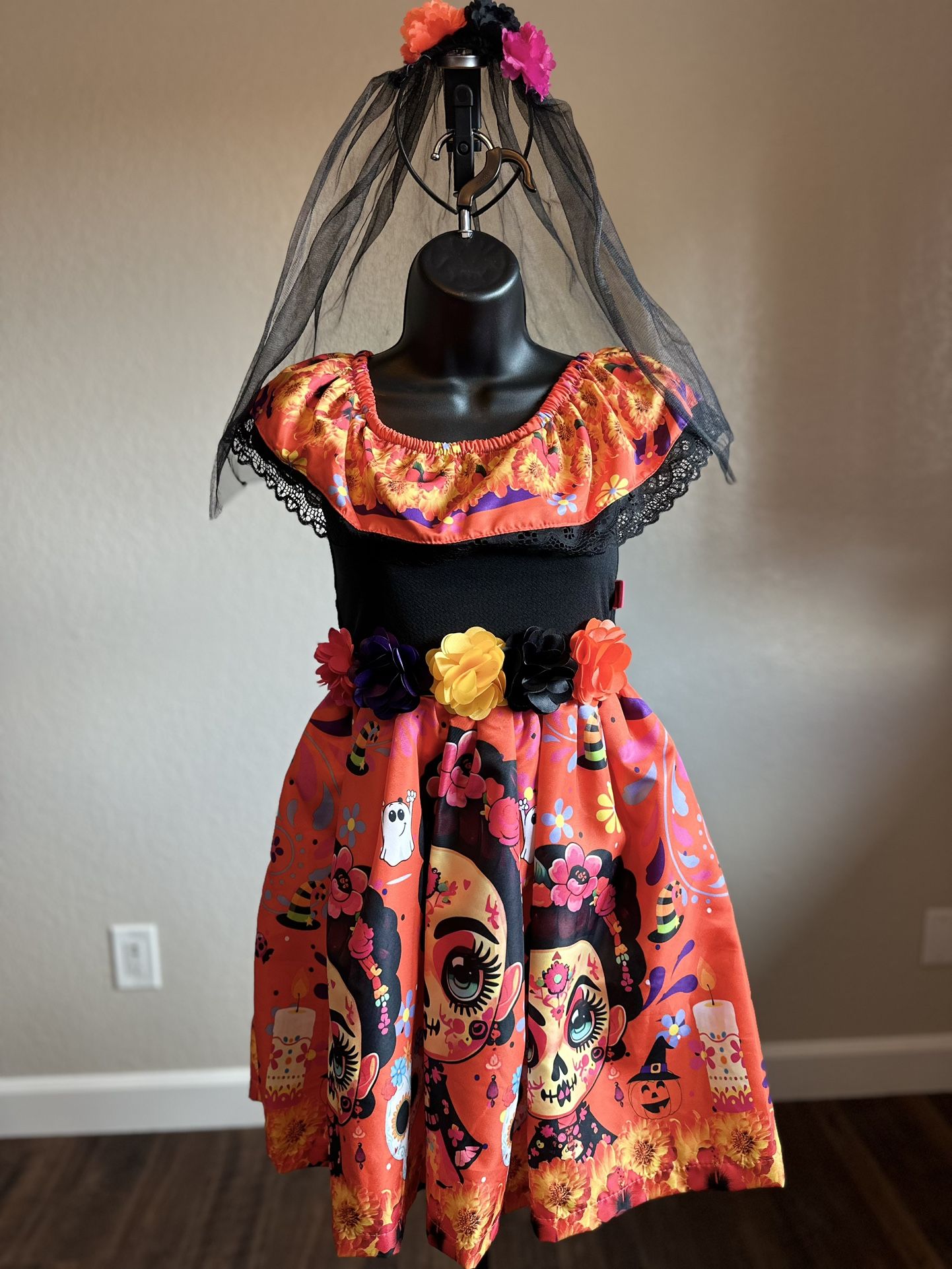πβ¨ Catrina Girls Dress + Floral Headband β¨π