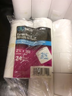 Office calculator/machine paper rolls