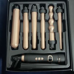 Long Barrel Curling Iron Wand Set