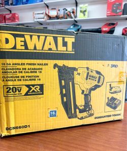 Dewalt new Kit 16ga finish nailer , battery and charger