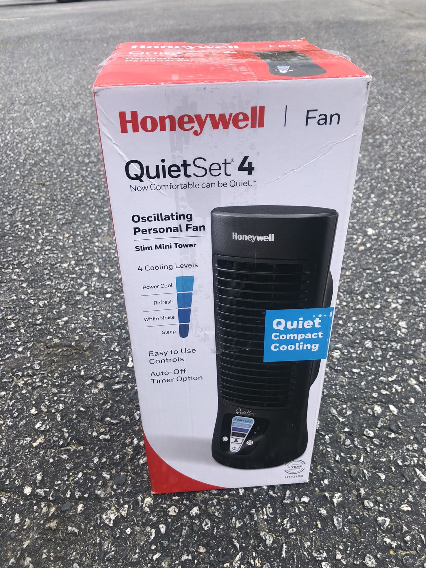 Honeywell NIB Slim Tower fan with Oscillation