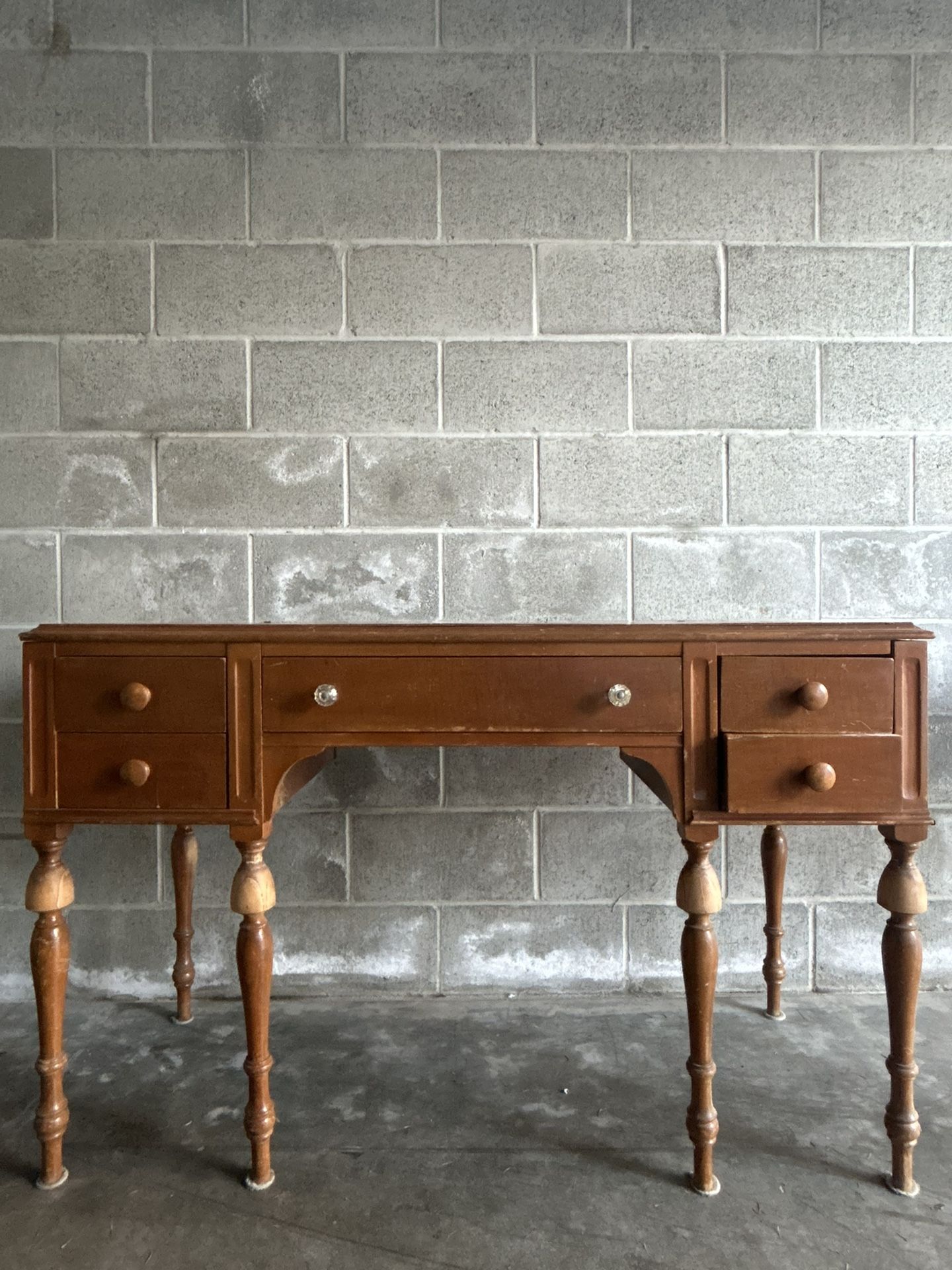 Antique ram's horn table