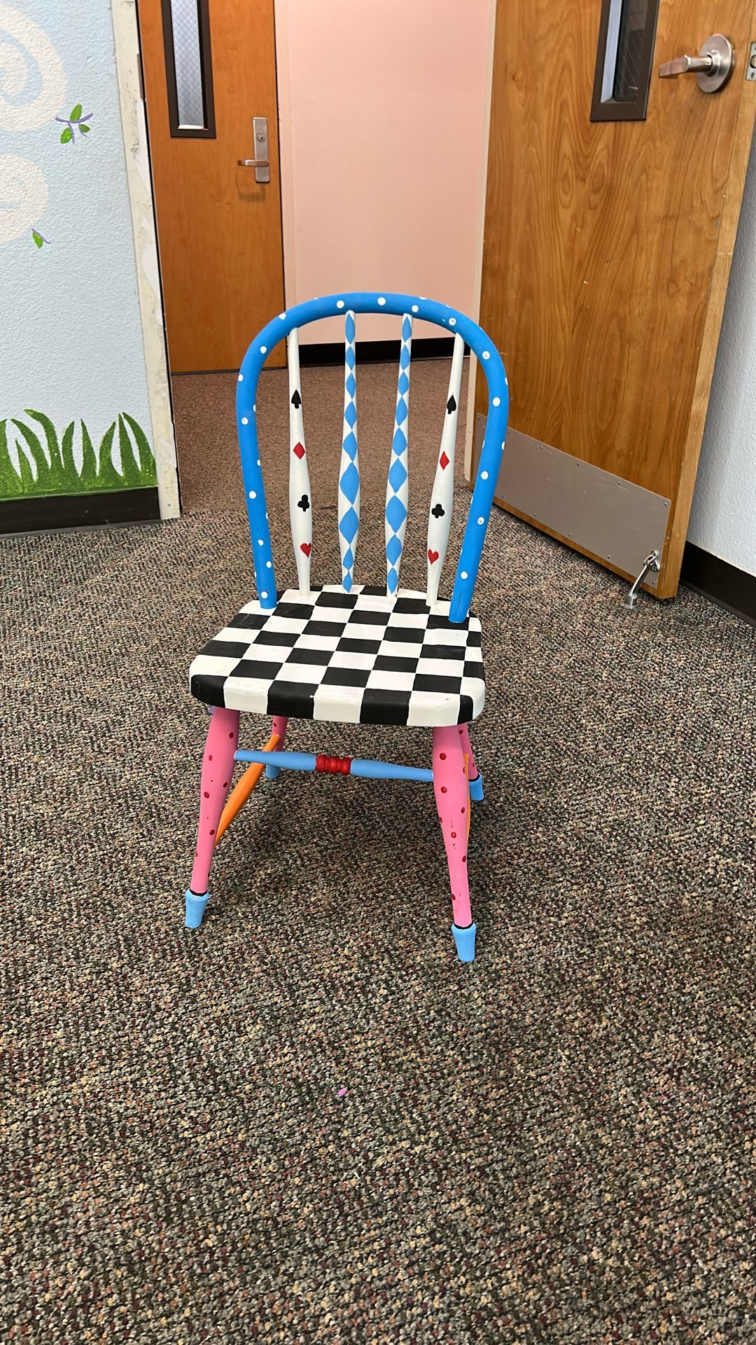Hand Painted Whimsical Chair