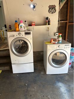 LG Front Load Washer and Dryer Set