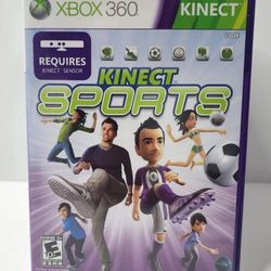 Kinect Sports (Microsoft Xbox 360, 2010) - w/ Manual Included 