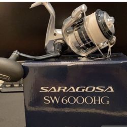6000 Shimano Saragosa W 40 Pound Power Pro
