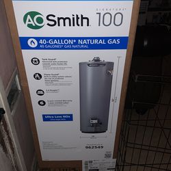 AO Smith 40 Gallon Water Heater 6 Year Warranty