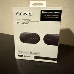 New Unopened Sony WF-1000xm3 Wireless Noise Canceling Headphones