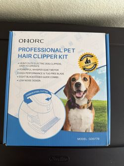 Omorc Pet Clippers – Quiet, Heavy-Duty Grooming Kit for Dogs and Cats