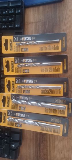 New in packaged DeWalt high speed drill bits $5 each