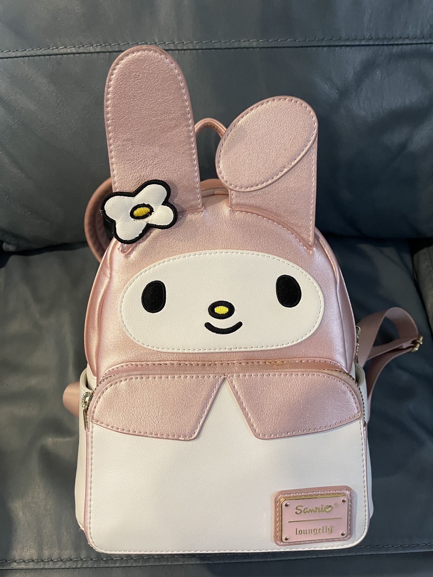 Sanrio Loungefly Backpack Purse Pink & White