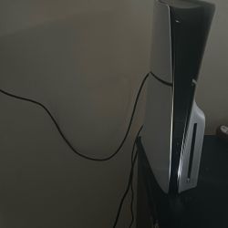 Ps5 Good Condition Comes With 2 Controllers Blue&white