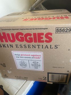 Huggies Skin Essentials Size 2 Diapers 180 Count