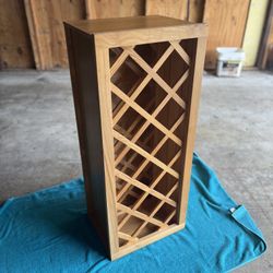 Wine Cabinet 36 Inch Wide X 15 Inch Tall X 12 Inch Deep Light Oak Wood