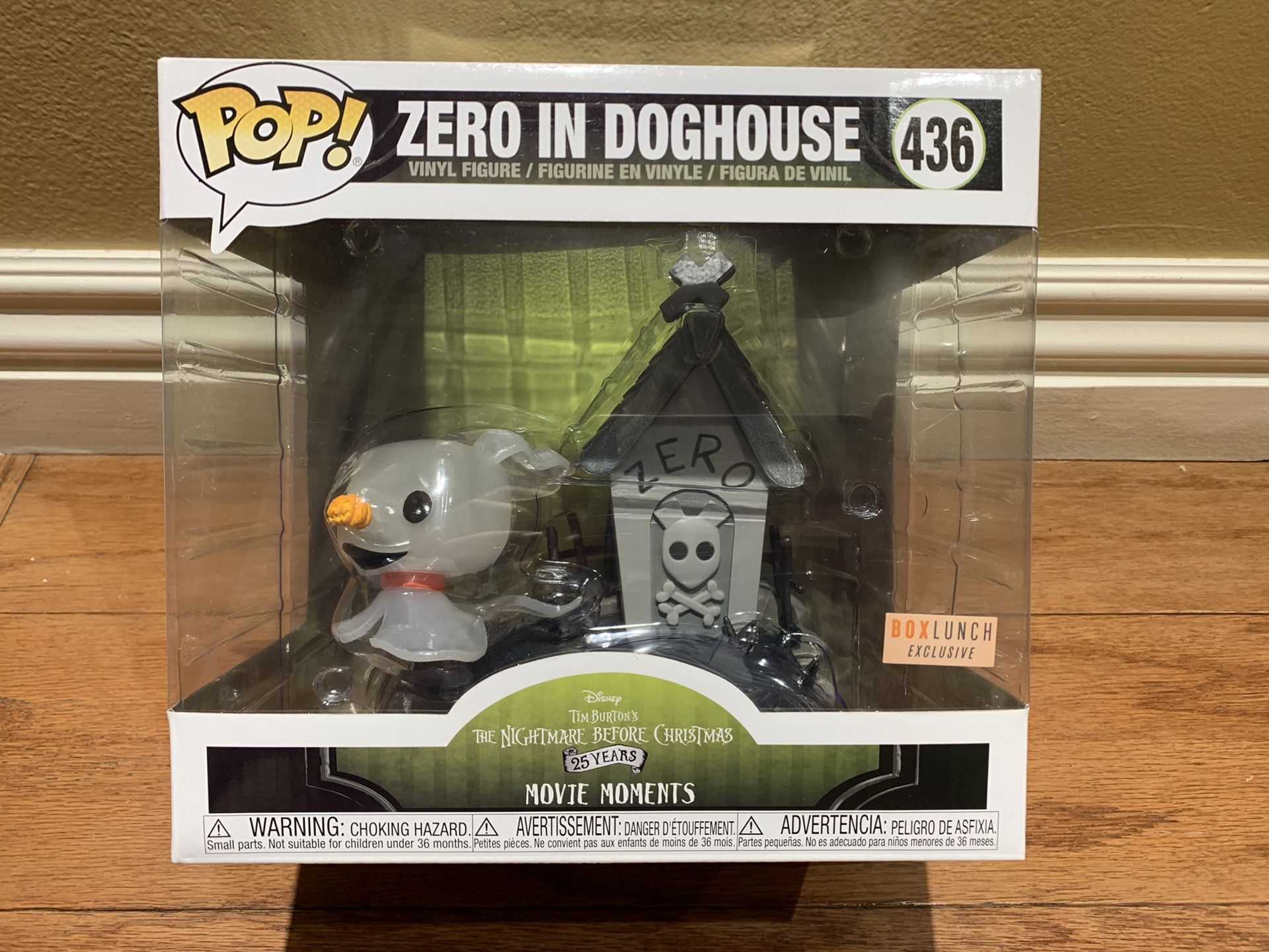 Funko Pop! Disney Zero In Doghouse Nightmare Before Christmas Box Lunch Exclusive