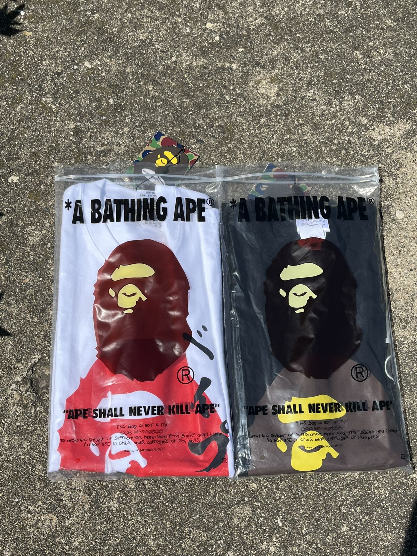 Bape shirts size small